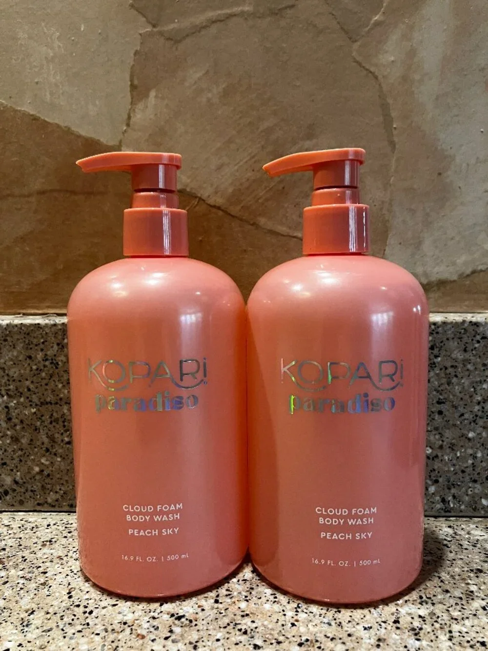 KOPARI Set of 2 Cloud Paridiso Foam In Peach Sky!! NEW